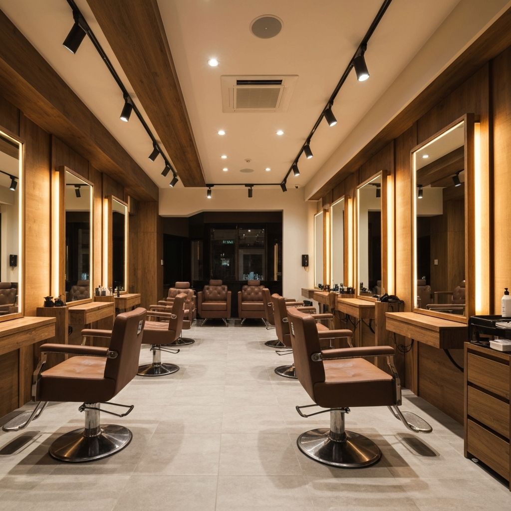 Interior salon modern